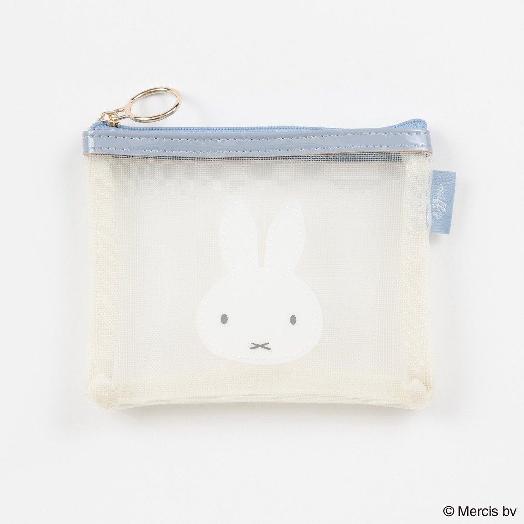 miffy バイカラーメッシュミニフラットポーチ IV